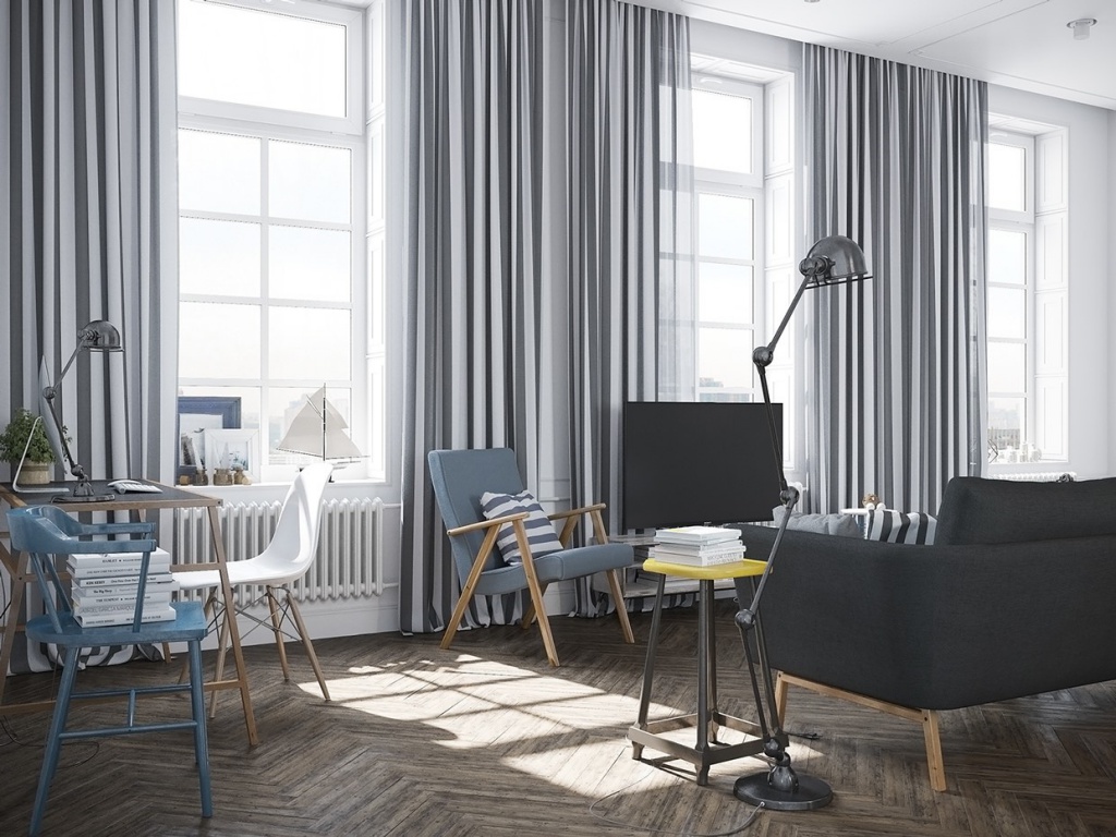 Rideaux de style scandinave