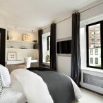 rideaux à l'intérieur de la photo de la chambre