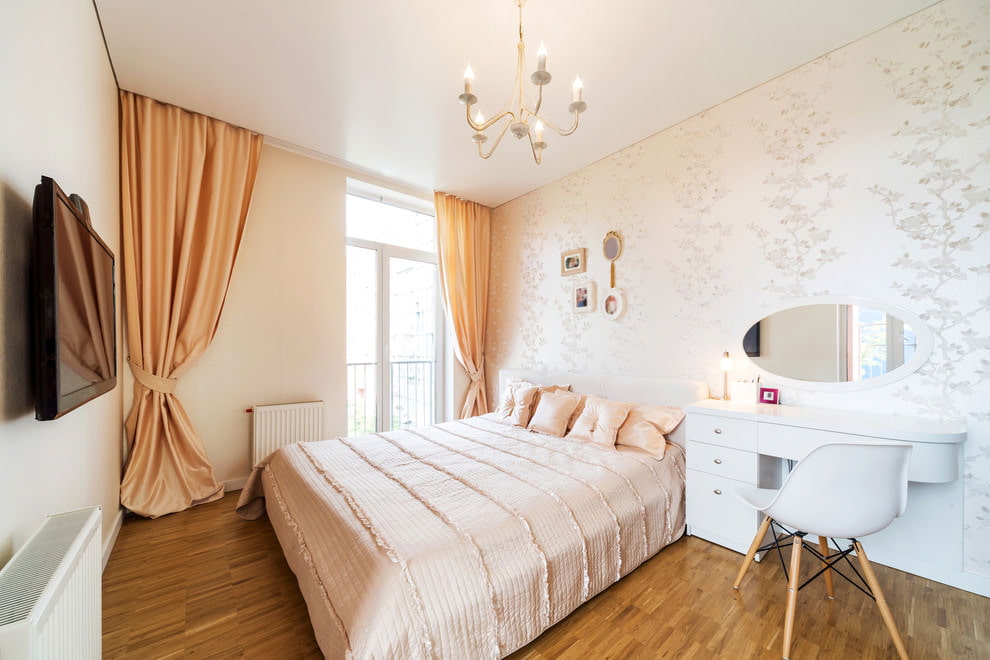 rideaux de pêche dans la chambre