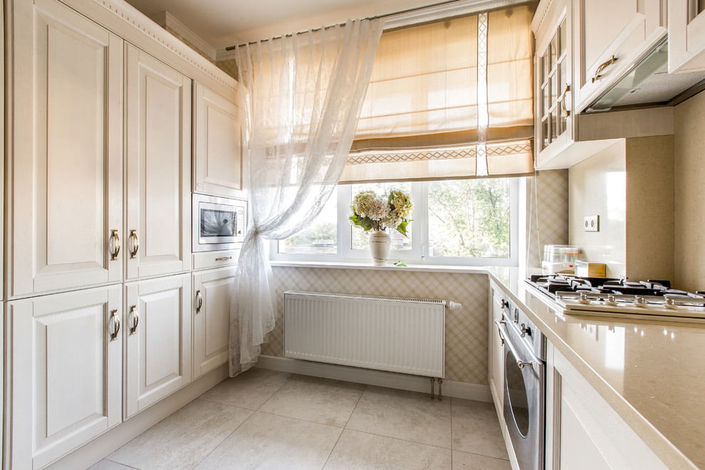 modern classic curtains kitchen