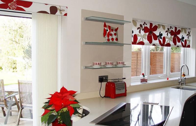 rideaux pour la cuisine dans un style moderne