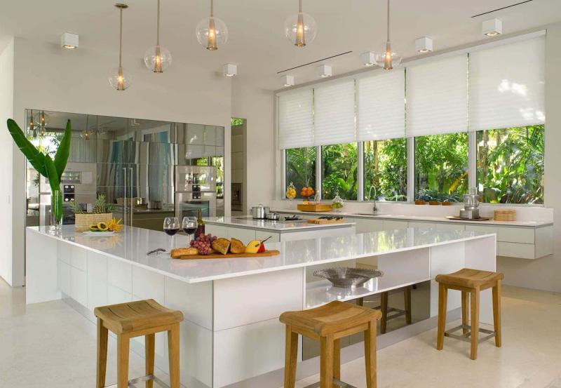 rideaux modernes pour la cuisine