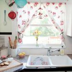 rideaux de cuisine en style campagnard