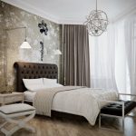 cortinas para idéias de design de papel de parede cinza