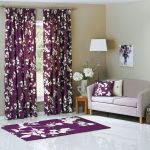 cortinas para idéias de decoração de papel de parede cinza