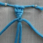 Master class on weaving rope curtains on the door