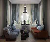 modern klassiek gordijnen interieur