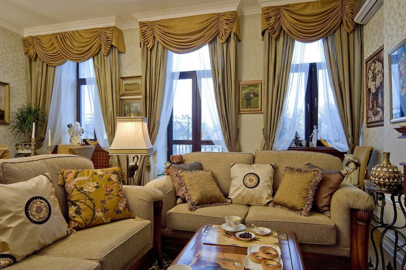 modern classic curtains interior