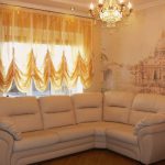 modern curtains in the living room design ideas