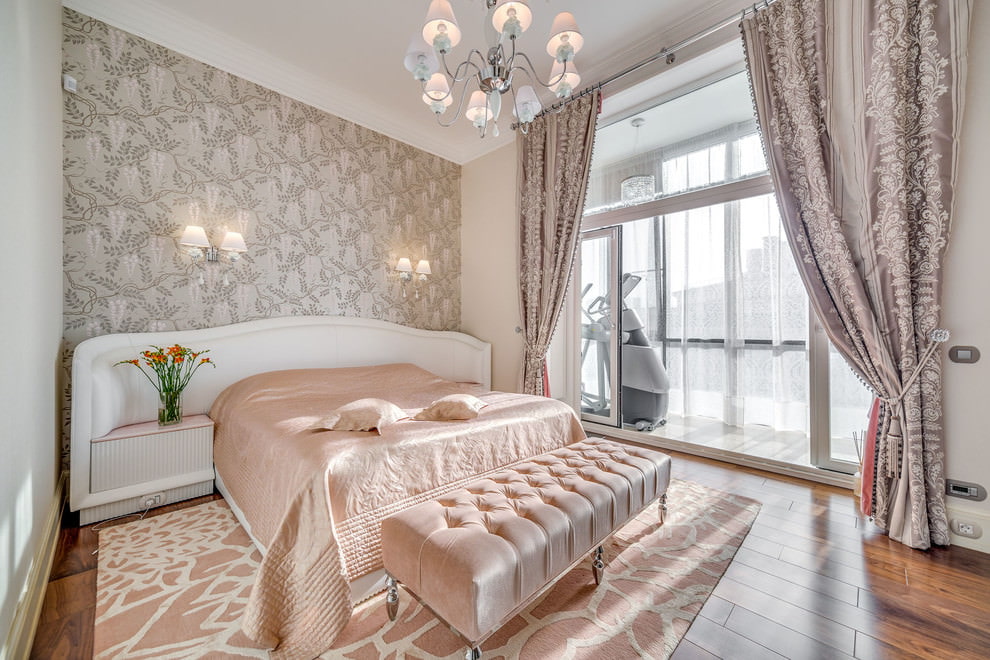 bedroom modern classic curtains