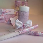 bougies de mariage décor photo