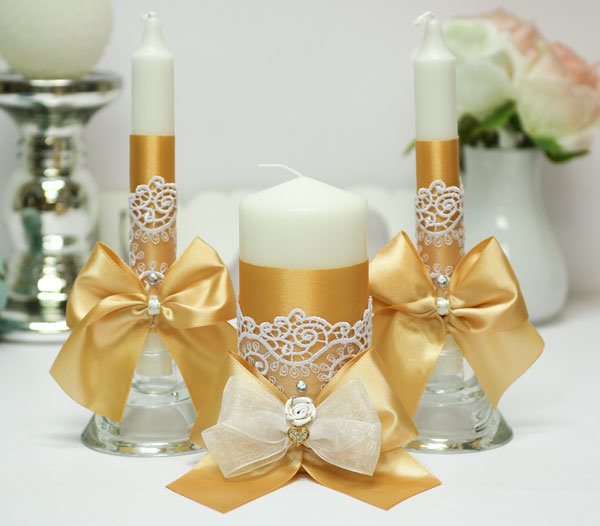 bougies de mariage idées de décoration
