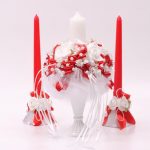 options de photo de bougies de mariage