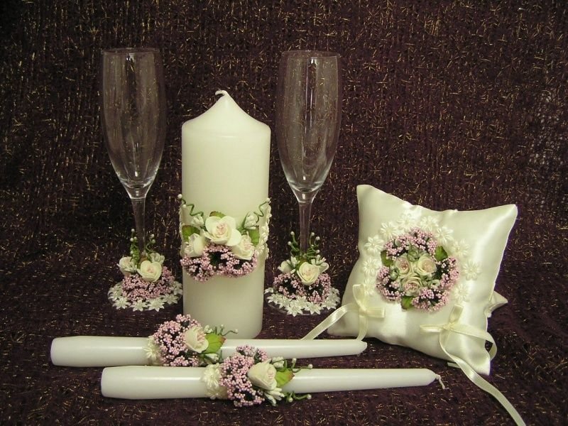 bougies de mariage idées de décoration
