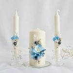 conception des idées de bougies de mariage