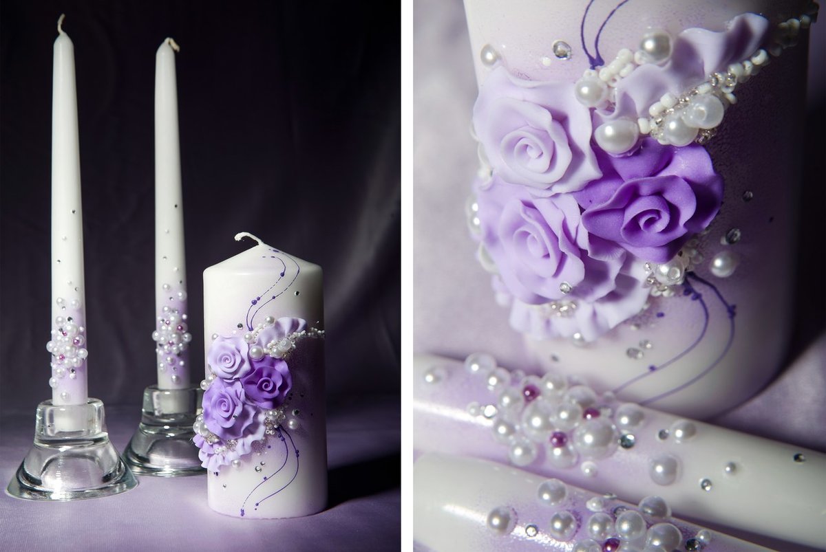 bougies de mariage idées options