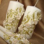 bougies de mariage idées de décoration