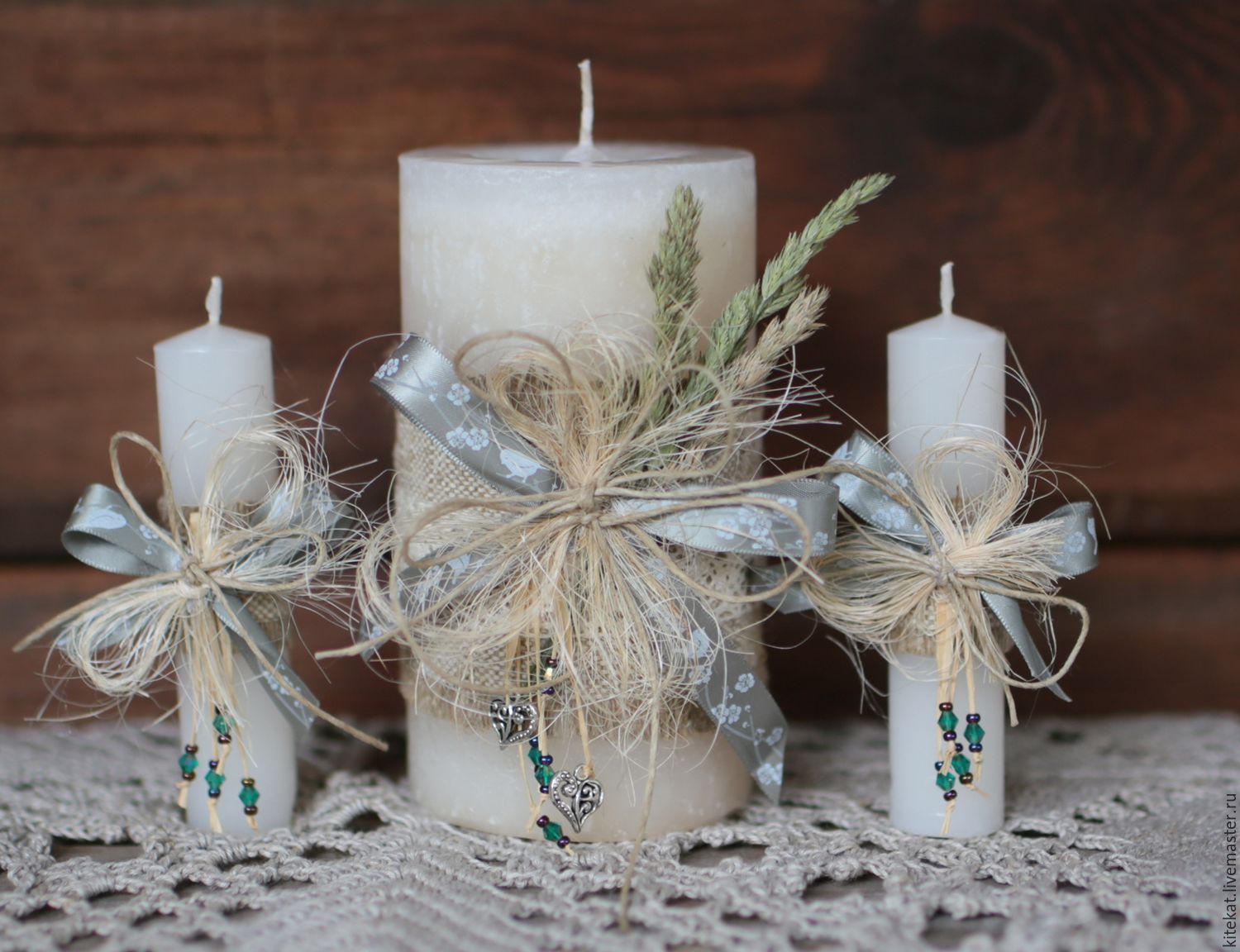bougies de mariage idées de décoration