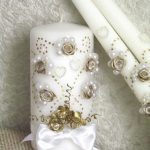 photo de conception de bougies de mariage