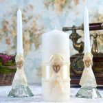 idées de photo de bougies de mariage