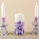 options de photo de bougies de mariage