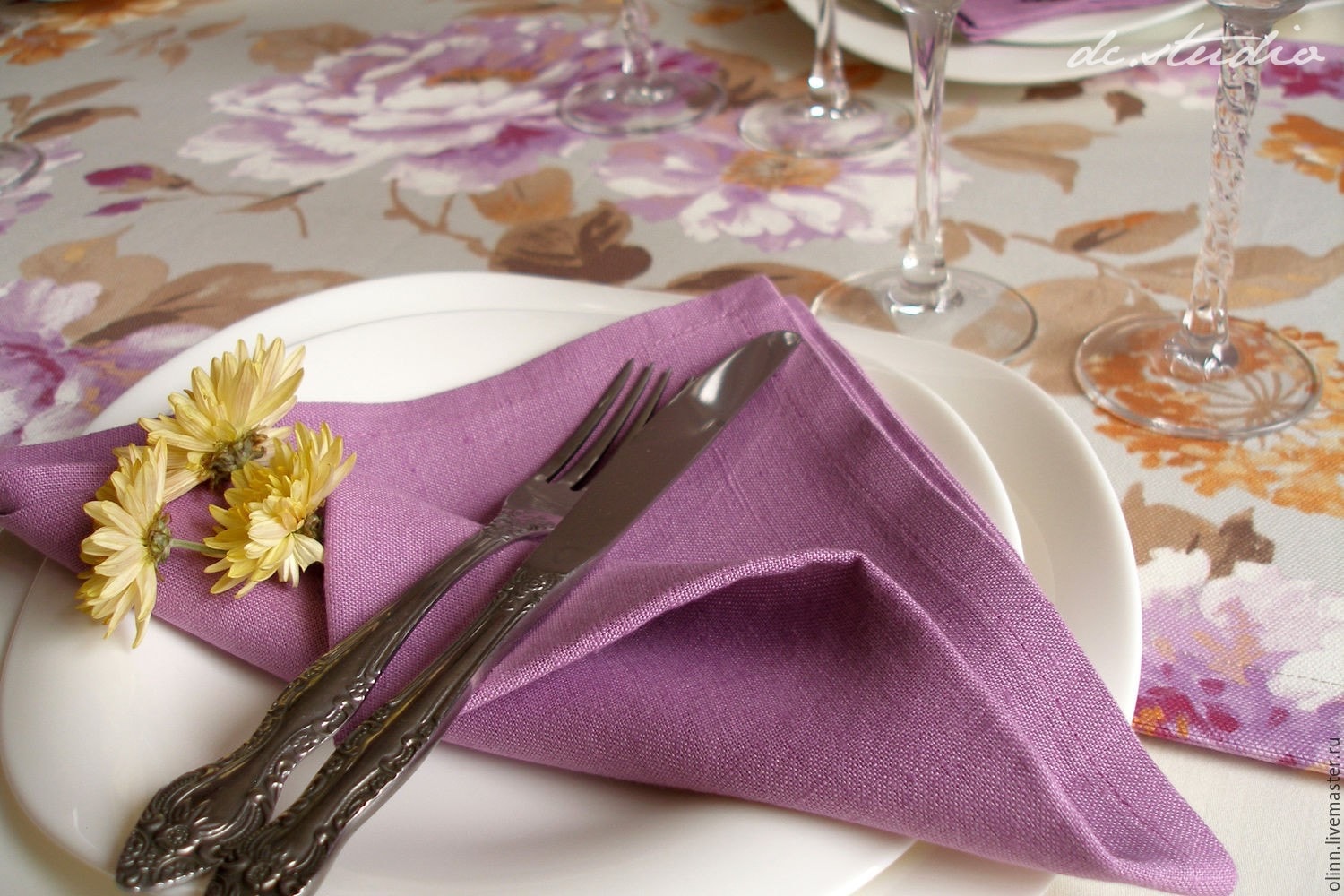 serviettes en tissu photo