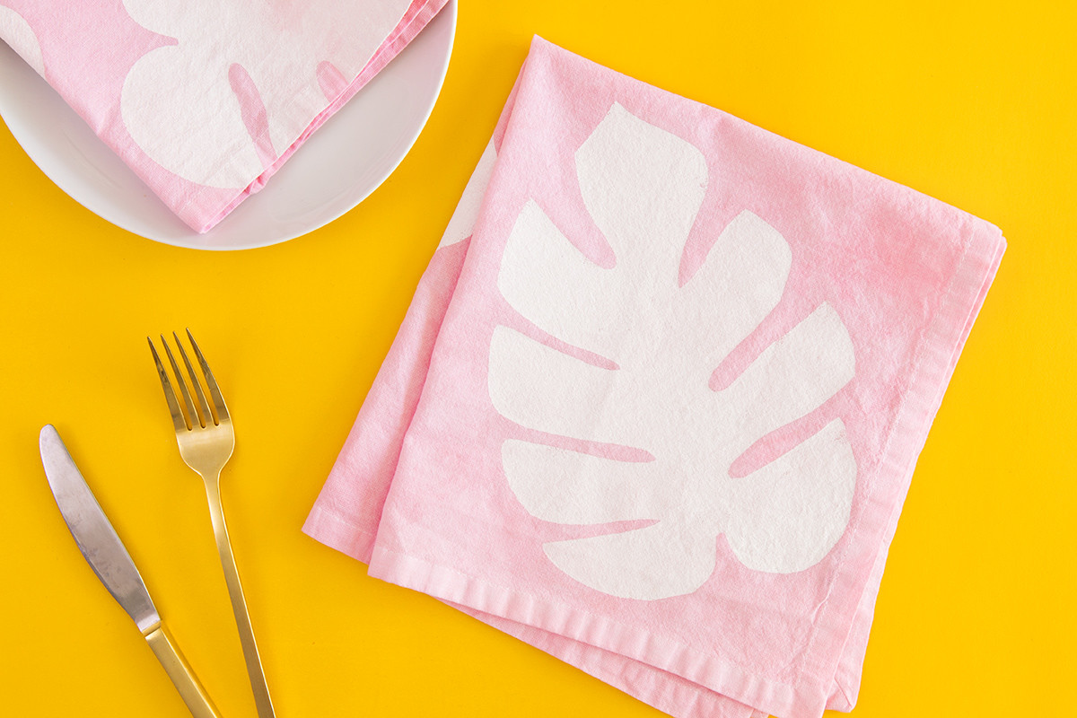 serviettes en tissu idées de décoration