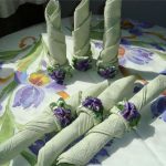 serviettes en tissu faites-le vous-même idées design