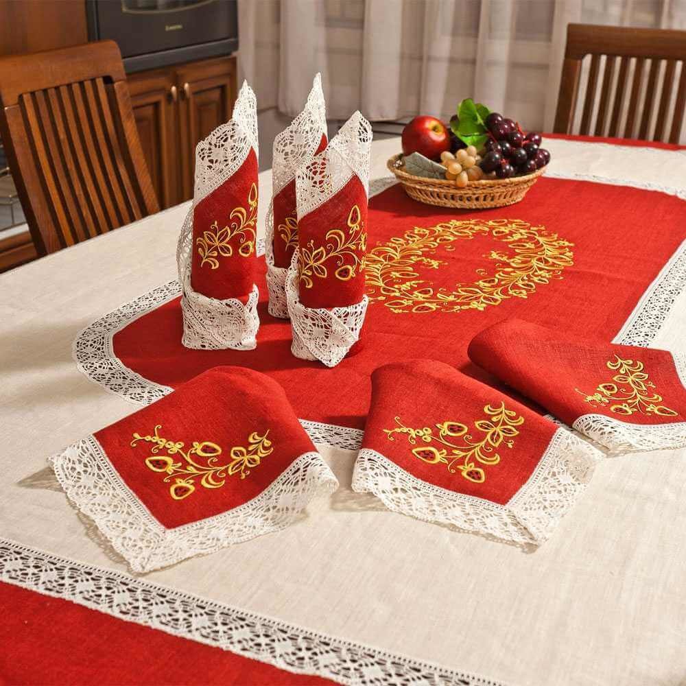 idées de design de serviettes en tissu