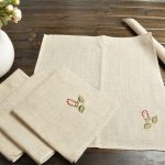 serviettes en tissu faites-le vous-même options de conception