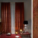 tissus pour rideaux avec impression