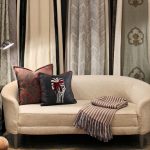 tissus pour rideaux dans l'appartement