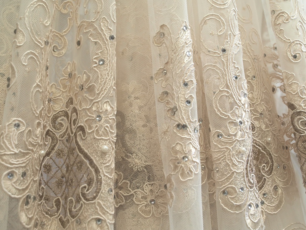 variations de maille de tulle dans la photo de design d'intérieur
