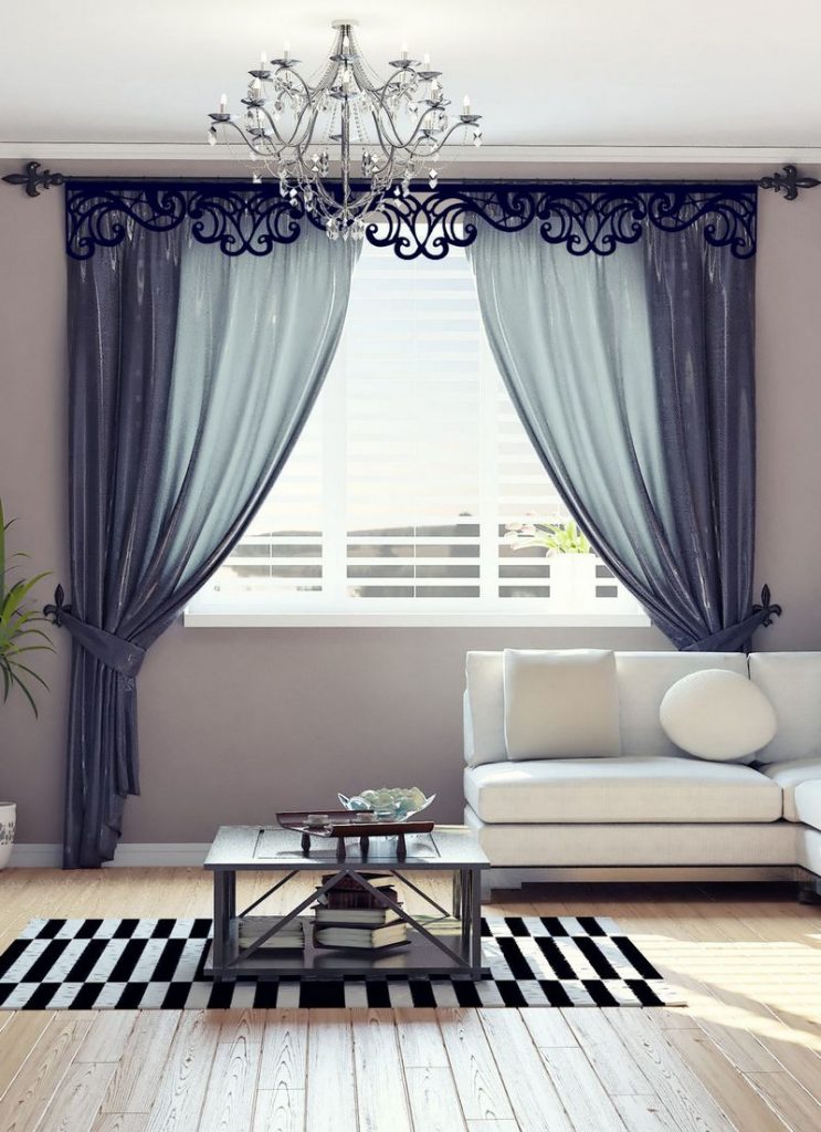 tulle à l'intérieur