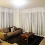 tulle in de foto van het appartement