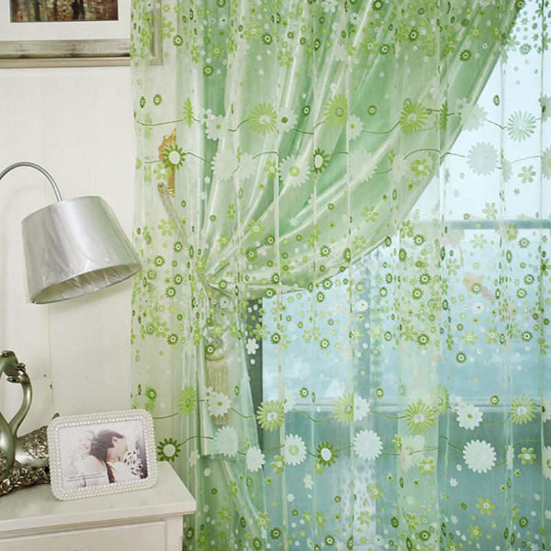 Voile à motif floral