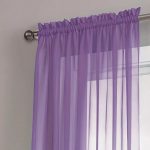 Tulle lilas avec attache sur le cordon