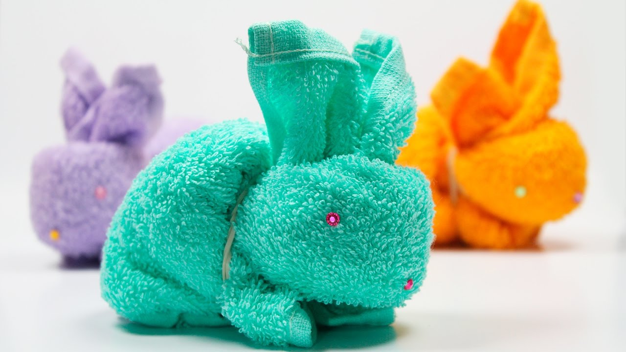 serviette lapin
