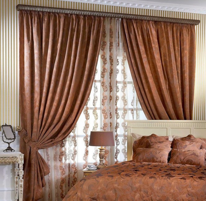 rideaux jacquard