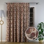 idées de design de rideaux jacquard