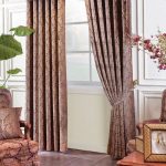rideaux jacquard à l'intérieur