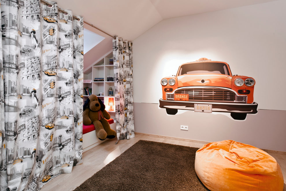 cortinas de zoneamento de crianças