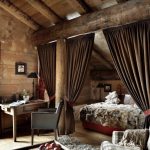 quarto zoneamento cortinas idéias de design