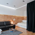 quarto zoneamento cortinas idéias opções