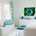 idées de rideaux turquoise