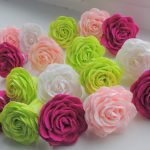 roses des idées de décoration de serviettes