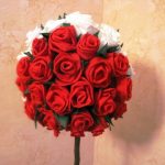 roses de topiaire de serviettes