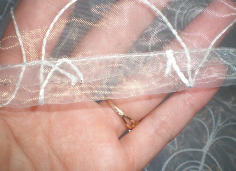 rideaux en organza