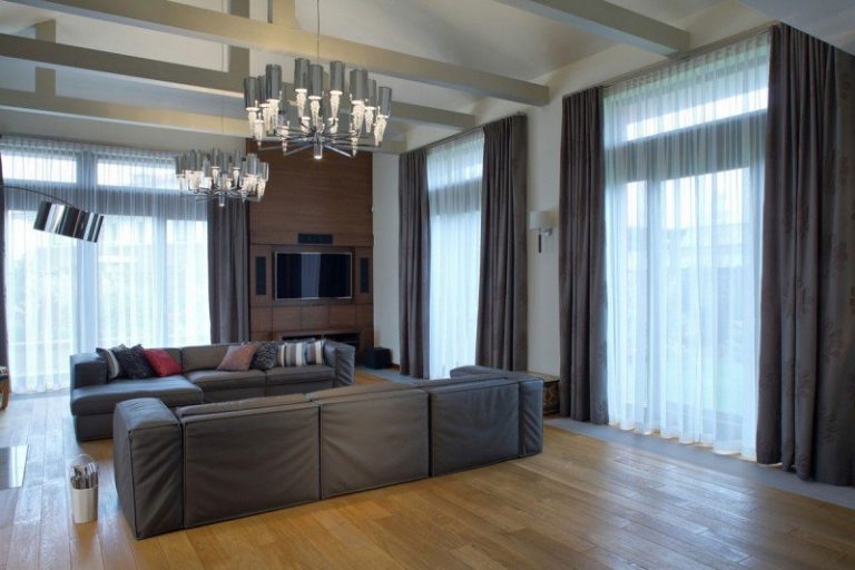 curtains to the floor