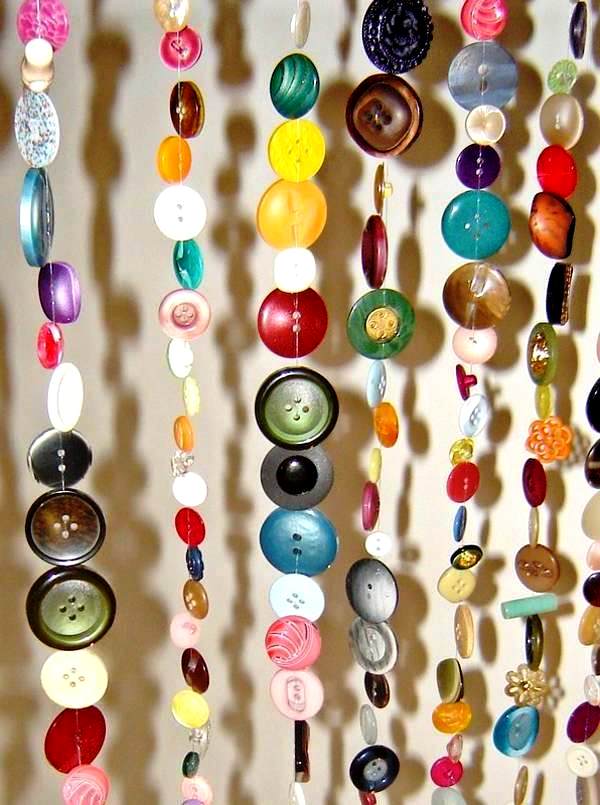 Cortinas de botones